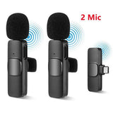K9 Double Mic Plus 3 Connectors (iPhone Plus Type C Plus Android)